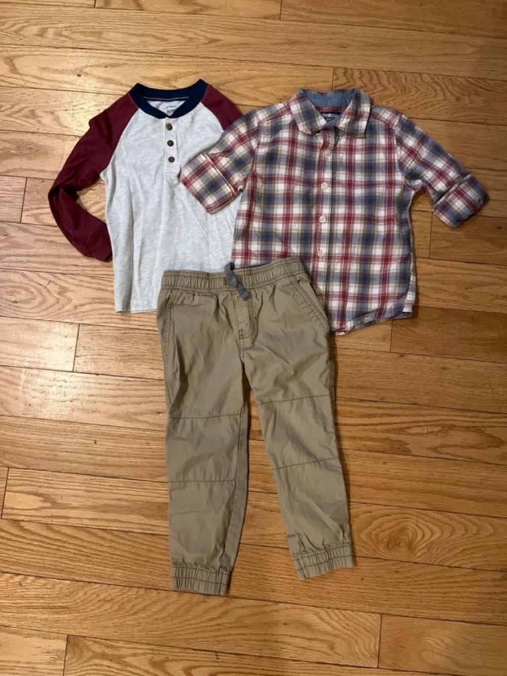 Boys 3T Fall Outfit Bundle – Carter’s + OshKosh – 3 Pieces